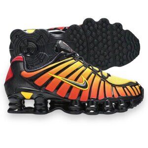 Nike Shox TL Sunrise Gradient Black/Amarillo Mens Running Shoes AV3595 004 (NEW)